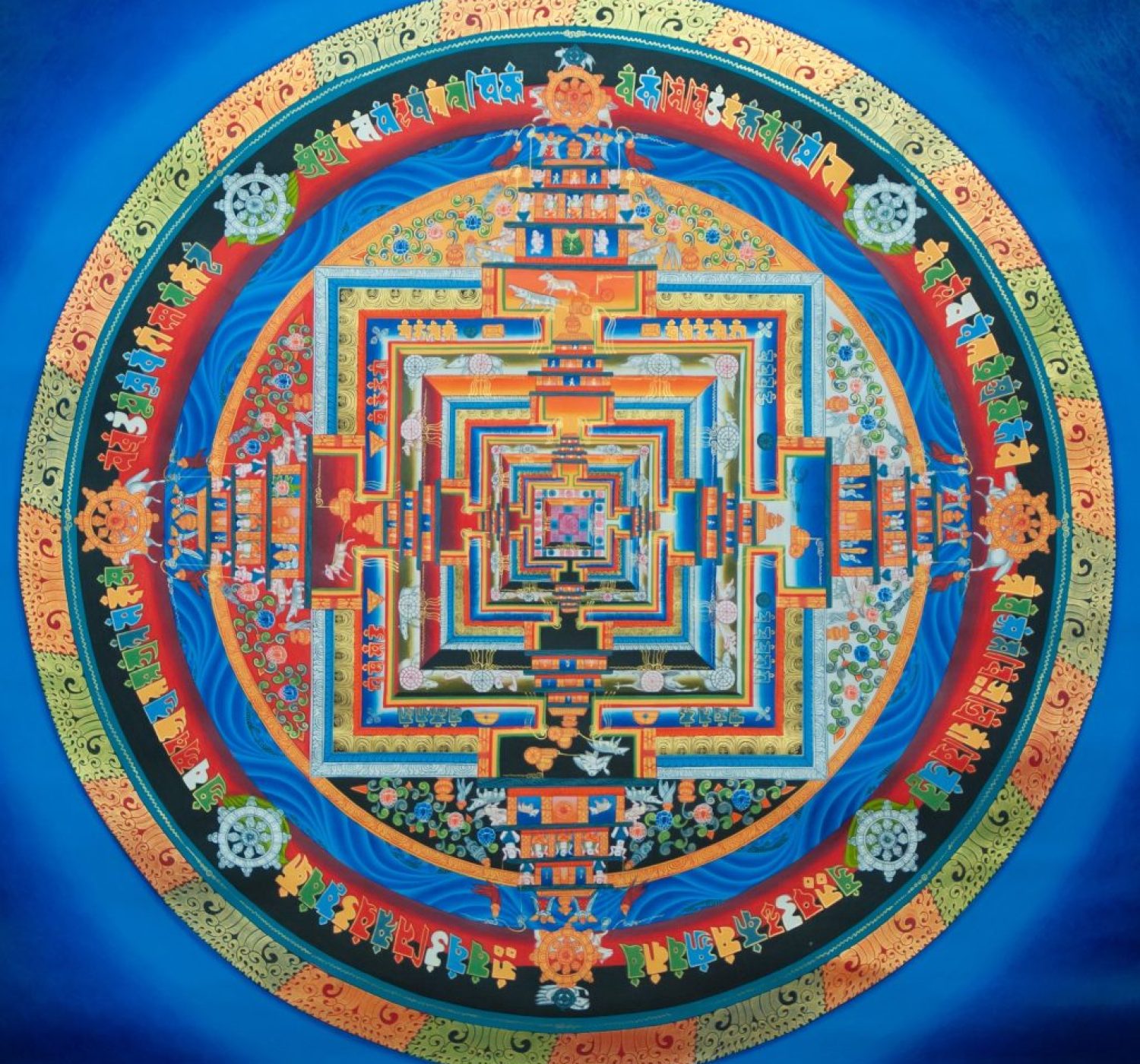 Tibetan Kalachakra Mandala