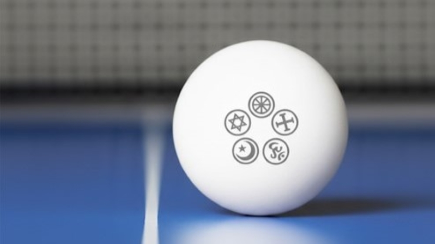 Pingpong Ball gross - quer